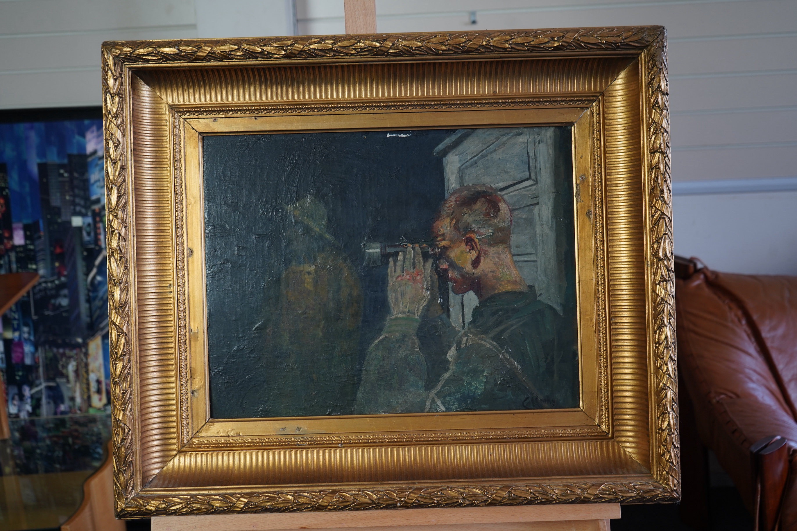 Christian Krøhg, Norwegian 1852–1925, 'Kystvakten (Coastguards)'